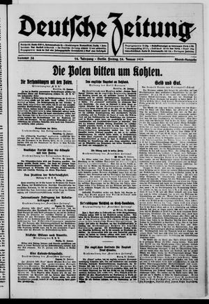 Deutsche Zeitung vom 24.01.1919