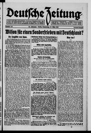 Deutsche Zeitung vom 27.03.1919