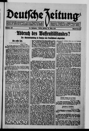 Deutsche Zeitung vom 28.03.1919