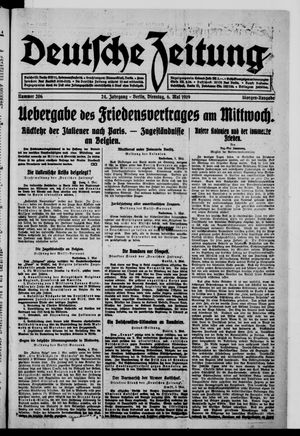 Deutsche Zeitung vom 06.05.1919