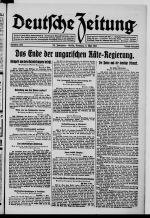 Deutsche Zeitung on May 6, 1919