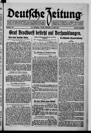 Deutsche Zeitung vom 14.05.1919
