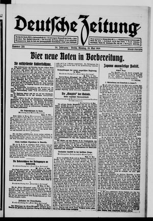 Deutsche Zeitung vom 19.05.1919