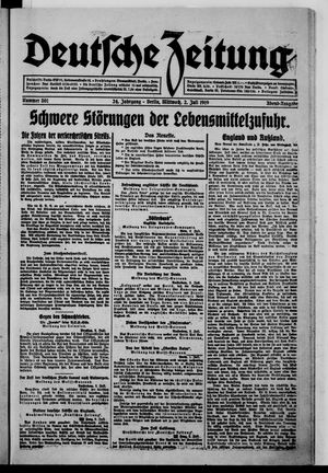 Deutsche Zeitung vom 02.07.1919