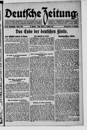 Deutsche Zeitung vom 01.12.1919
