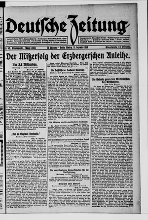 Deutsche Zeitung vom 15.12.1919