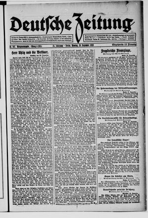 Deutsche Zeitung vom 29.12.1919