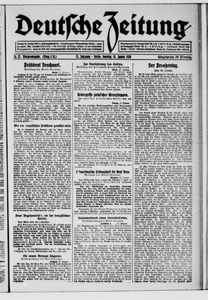 Deutsche Zeitung vom 18.01.1920