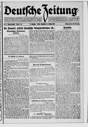 Deutsche Zeitung vom 21.02.1920