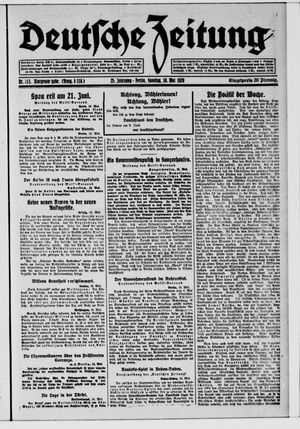 Deutsche Zeitung vom 16.05.1920