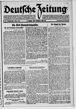 Deutsche Zeitung on May 19, 1920