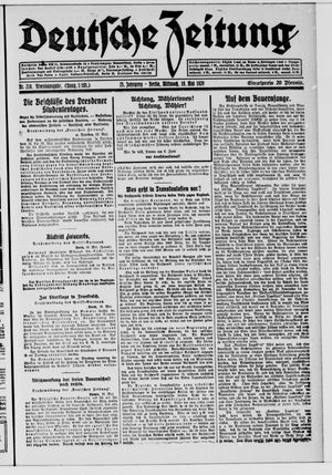 Deutsche Zeitung on May 19, 1920