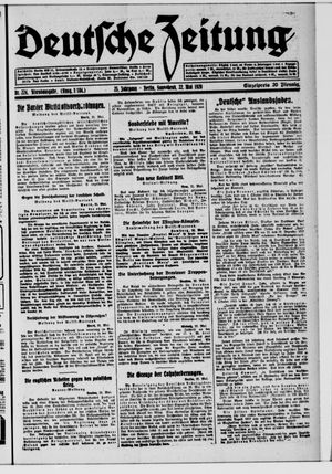Deutsche Zeitung vom 22.05.1920