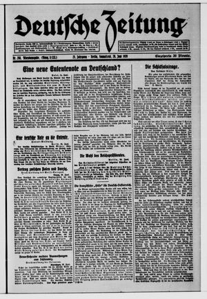 Deutsche Zeitung vom 26.06.1920