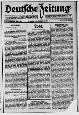 Deutsche Zeitung vom 06.07.1920