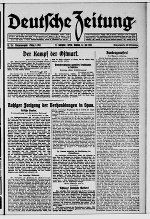 Deutsche Zeitung vom 12.07.1920