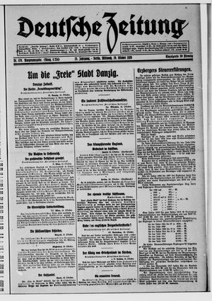 Deutsche Zeitung vom 20.10.1920