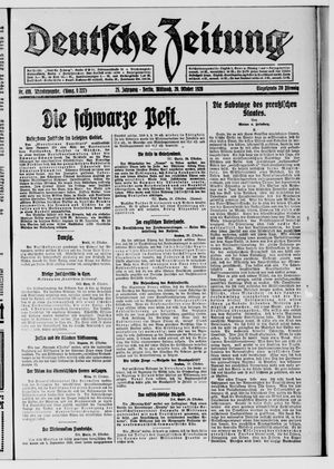 Deutsche Zeitung vom 20.10.1920