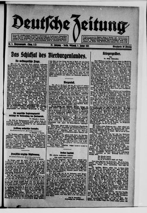 Deutsche Zeitung on Jan 5, 1921
