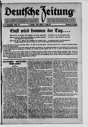 Deutsche Zeitung vom 17.01.1921
