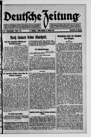 Deutsche Zeitung vom 11.02.1921