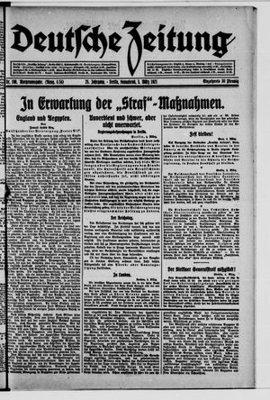 Deutsche Zeitung vom 05.03.1921