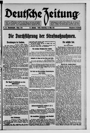 Deutsche Zeitung vom 10.03.1921