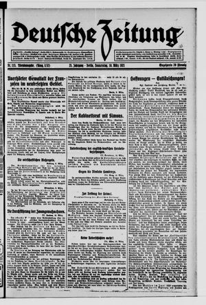 Deutsche Zeitung vom 10.03.1921