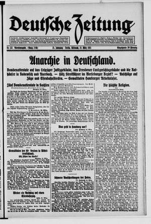 Deutsche Zeitung on Mar 23, 1921