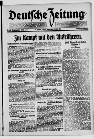 Deutsche Zeitung vom 31.03.1921