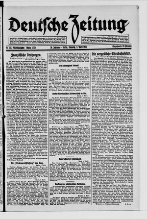 Deutsche Zeitung vom 05.04.1921