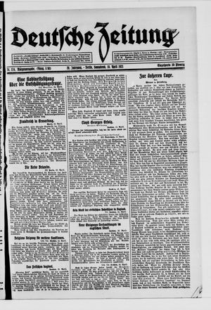 Deutsche Zeitung vom 16.04.1921