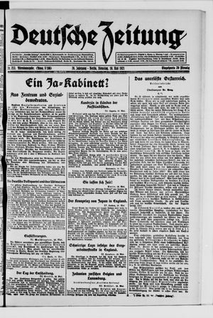 Deutsche Zeitung on May 10, 1921