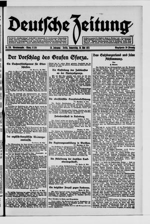 Deutsche Zeitung vom 26.05.1921