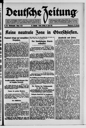 Deutsche Zeitung vom 10.06.1921