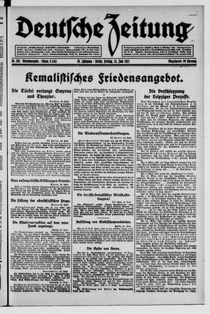 Deutsche Zeitung vom 24.06.1921