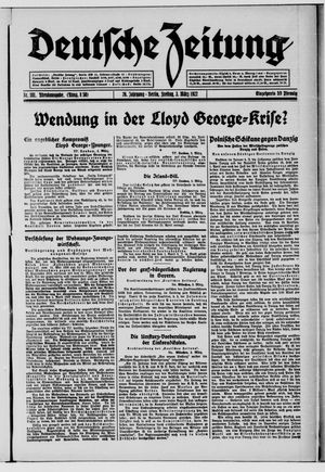 Deutsche Zeitung vom 03.03.1922
