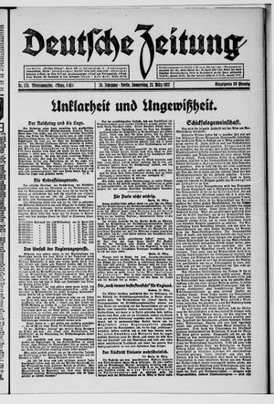 Deutsche Zeitung vom 23.03.1922
