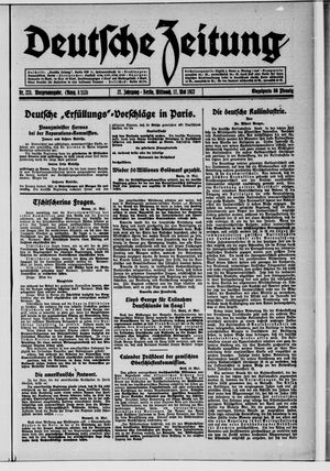 Deutsche Zeitung vom 17.05.1922