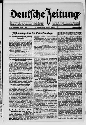 Deutsche Zeitung vom 23.06.1922
