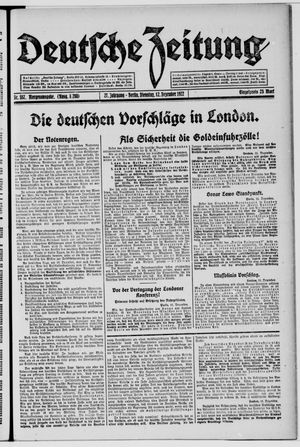 Deutsche Zeitung vom 12.12.1922