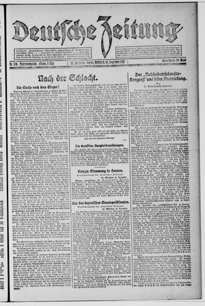 Deutsche Zeitung vom 13.12.1922