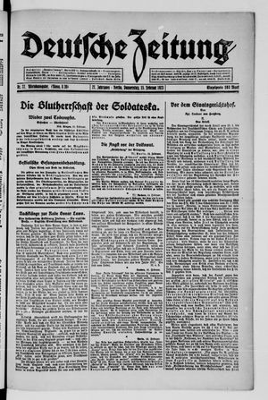 Deutsche Zeitung vom 15.02.1923