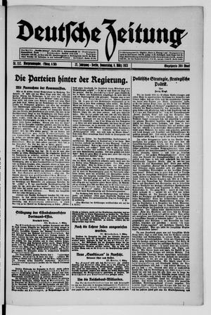 Deutsche Zeitung vom 08.03.1923