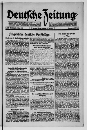 Deutsche Zeitung vom 17.03.1923
