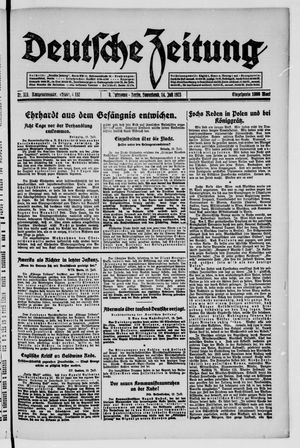 Deutsche Zeitung vom 14.07.1923