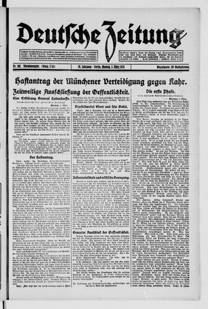 Deutsche Zeitung vom 03.03.1924
