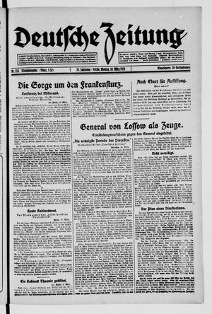 Deutsche Zeitung on Mar 10, 1924