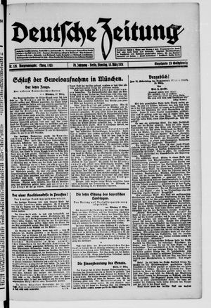 Deutsche Zeitung on Mar 18, 1924