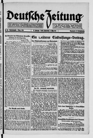 Deutsche Zeitung vom 22.03.1924